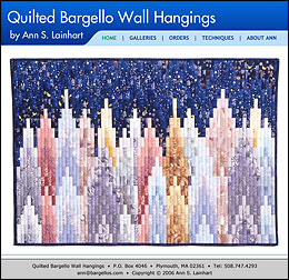Quilted Bargello Wall Hangings.